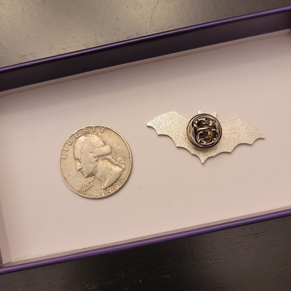 Night Sky Bat Enamel Pin - Picture 2 of 4